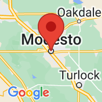 Map of Modesto, CA US